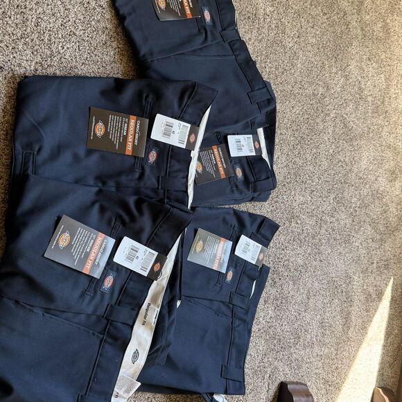 LOT Dickies Cargo Shorts 11 Inch Inseam Regular fit Size 40 Waist Navy Work NWT - Picture 2 of 11